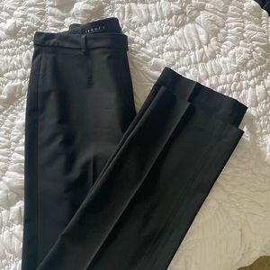 Theory sleek black pant